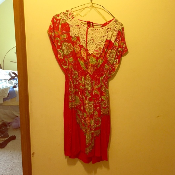 Red dress
