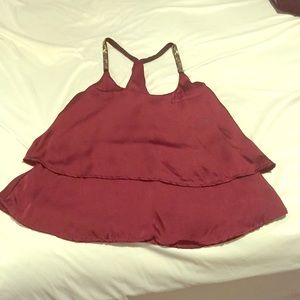 Maroon shirt