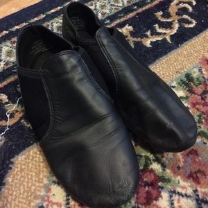 Black dance shoes