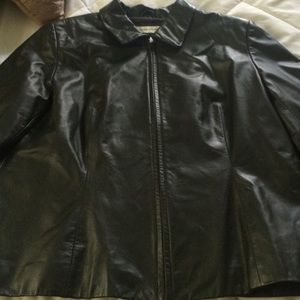 Genuine Leather Dark Green Jacket