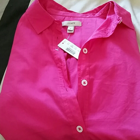 J Crew  Tops - J  Crew pink light weight top