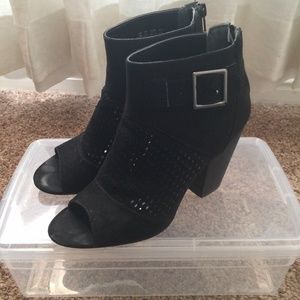 Carlos Santana Black Booties