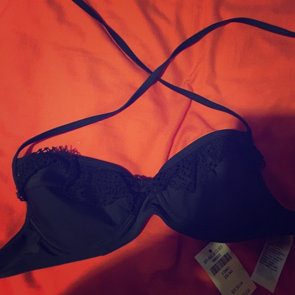 Navy Swim top