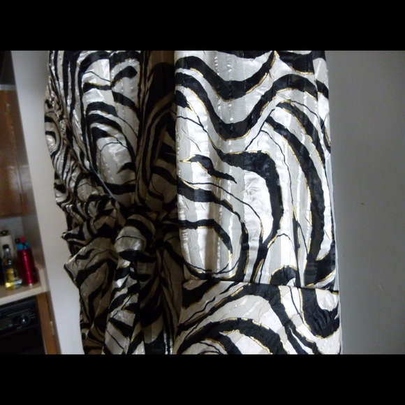 Silky Side Tie Jacket Blouse - Picture 3 of 3