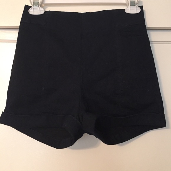 Cooperative navy denim hot pants