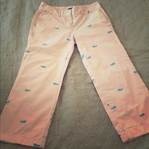 J. Crew Favorite Fit Whale Capri Crop Pants Size 4