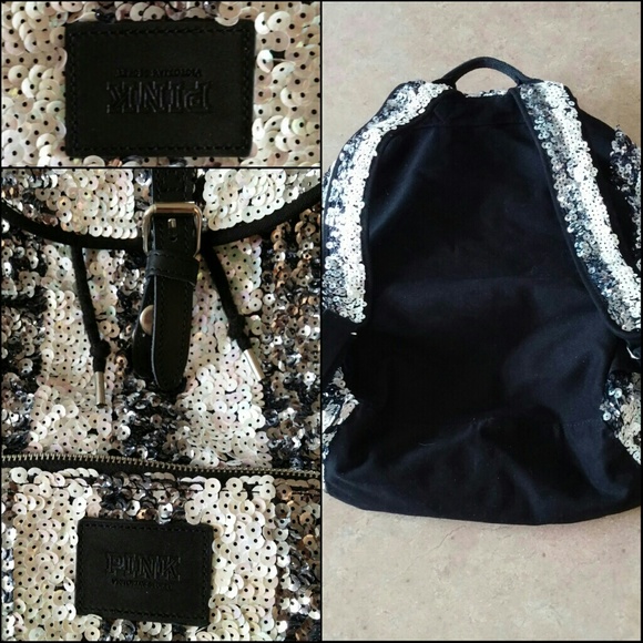 Rare Victoria's Secret Sequin Backpack - Picture 3 of 3