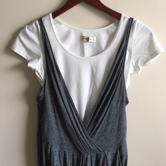 Sold - BCBGirls Blue and White Striped Dress - Picture 3 of 3