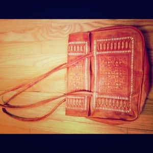 Moroccan style leather purse