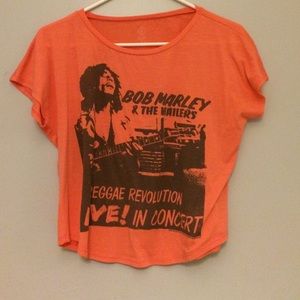 Orange Bob Marley T-Shirt