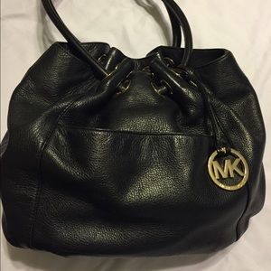 MICHAEL KORS Black Hobo Purse