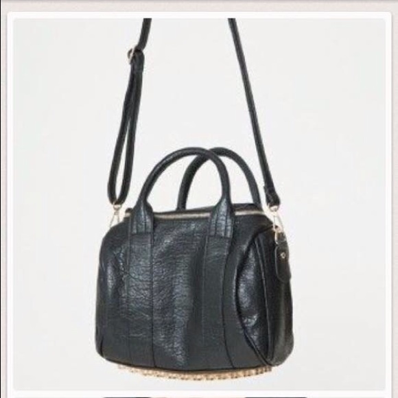 ⚡BRANDY MELVILLE ROCKY STUDDED BLACK BAG⚡SOLD - Picture 1 of 3