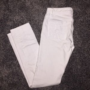 Tory Burch white jeans
