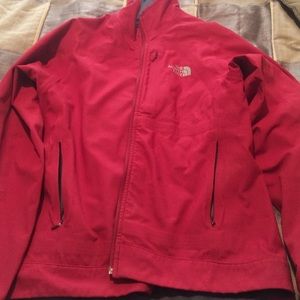 Womens North Face red jacket