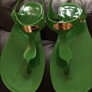 Green Michael kors sandals