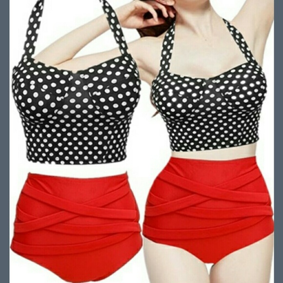 Polkadot Swim Suit Too Cute!