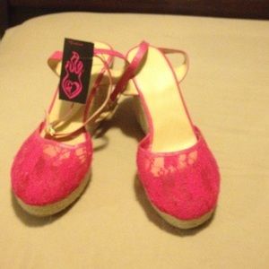 Torrid Pink wedges
