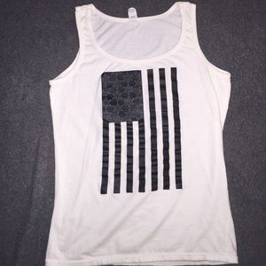 Unknown Brand American flag Tank