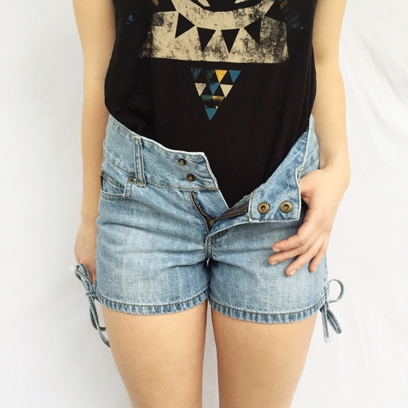 High Waisted Denim Shorts