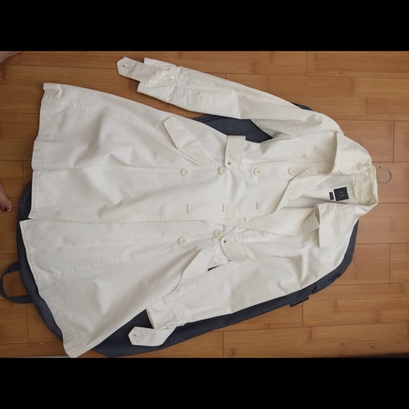 AX white trench coat