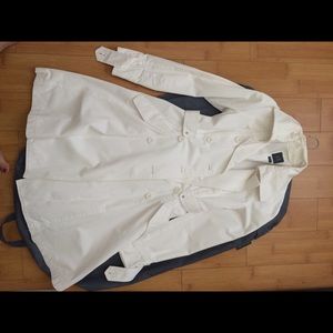 AX white trench coat