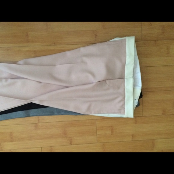 Club Monaco rose with white stripe work pants - Picture 3 of 3