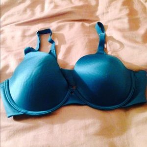 Teal blue bra