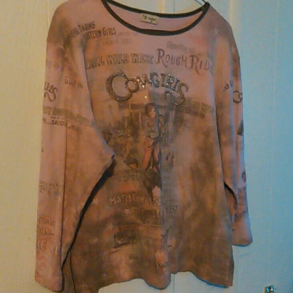 Cowgirl long sleeve top