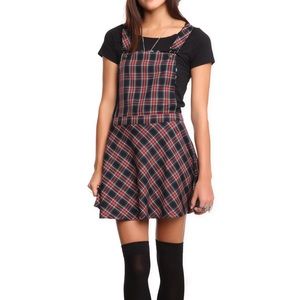 Royal Bones  Plaid Jumper Dress