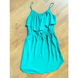 American Eagle Ruffled Chiffon Dress