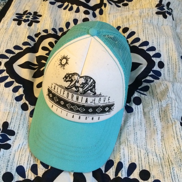 Turquoise Billabong Hat