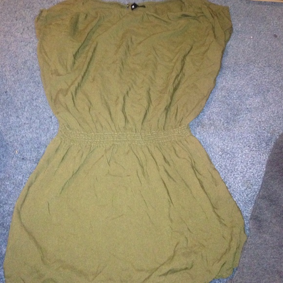 Dark green dress from H&M