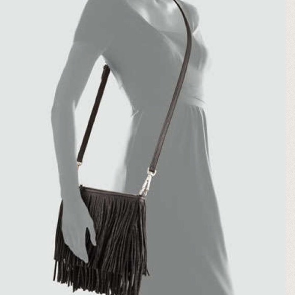 Rebecca Minkoff Handbags - Rebecca Minkoff black fringe crossbody purse