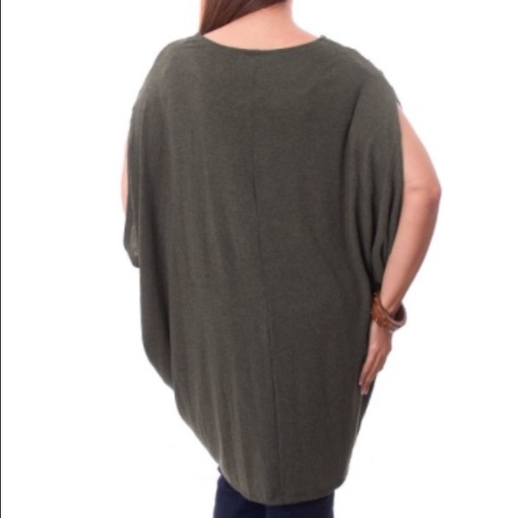 ❌SOLD❌ LAST ONE! OLIVE CARDIGAN IN 3XL - Picture 3 of 4