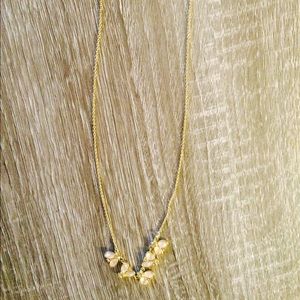 Kate Spade gold and Pearl necklace