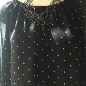 Plus sized sheer top