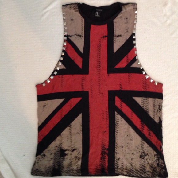 British flag tank top