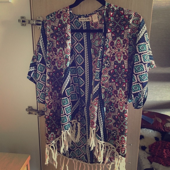 PacSun Outerwear - aztec printed kimono!