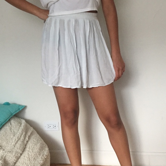 Baby blue skirt