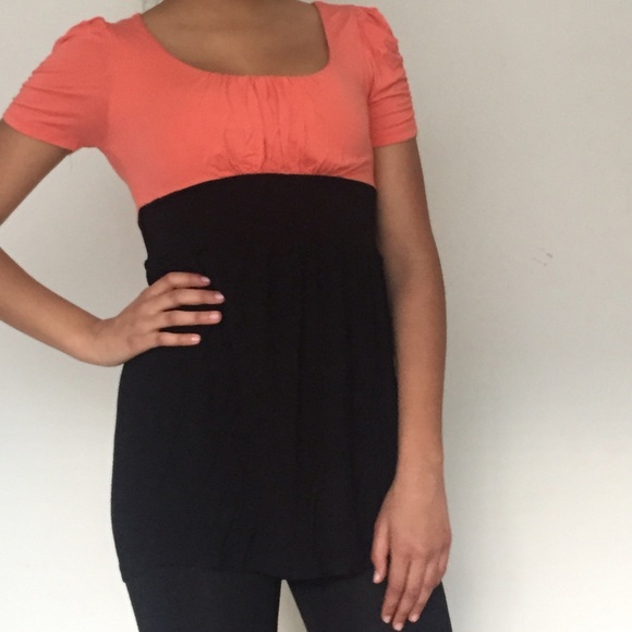 black, pink shirt
