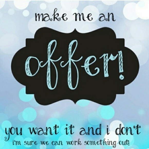 Make an offer if you like something  in my closet.