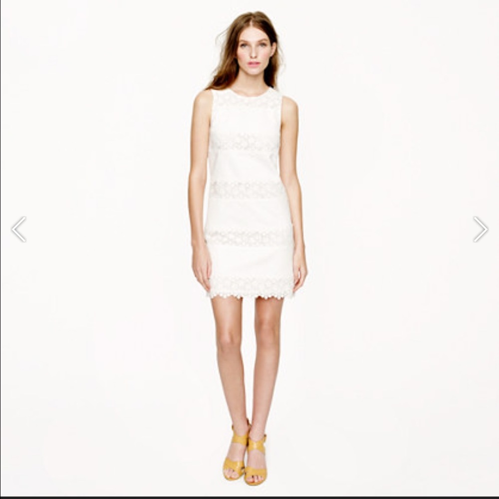 New J Crew White Dress