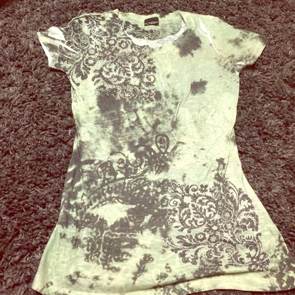 Shirtsleeve sequin shirt