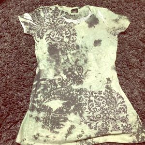 Shirtsleeve sequin shirt