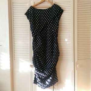 Ann taylor polka dot dress