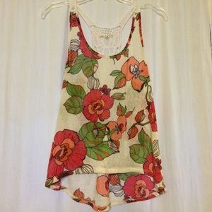 Crochet Racerback Floral Tank🌺🌸