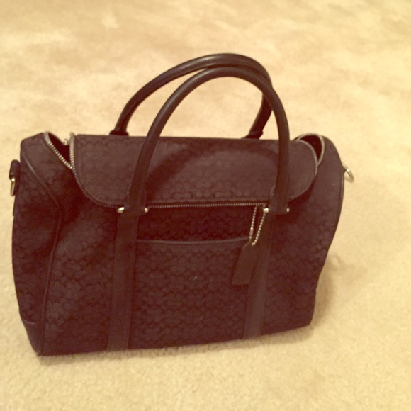 Authentic signature Black coach bag