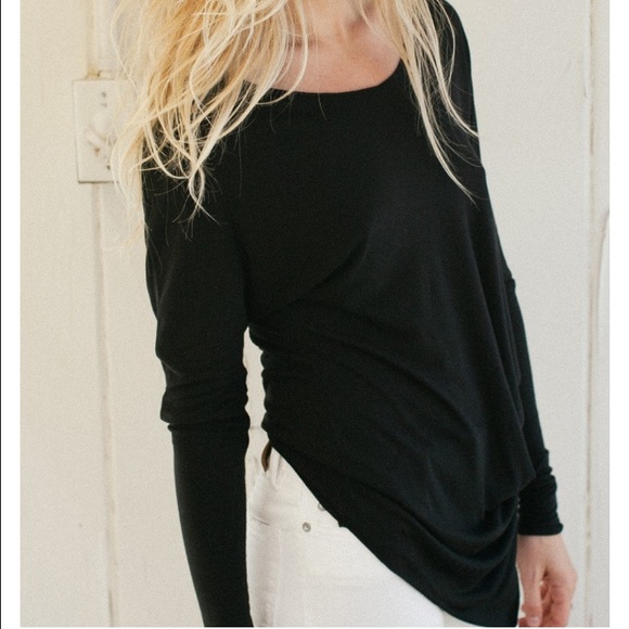 Joah Brown Tops - Joah Brown Knot Me Top in Black
