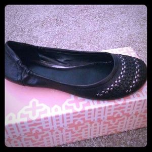 Black flats never worn,  in box ❤Make me an offer❤