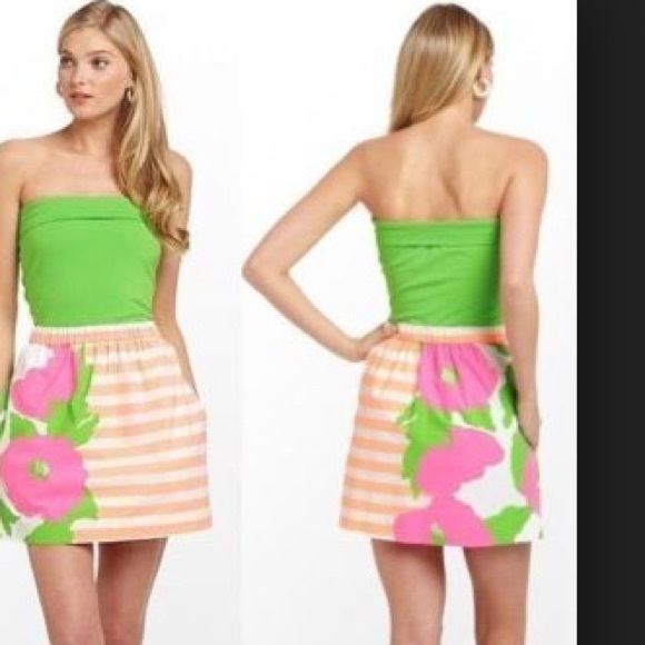 Lily Pulitzer Fleur Neon Sun Dress-POCKETS